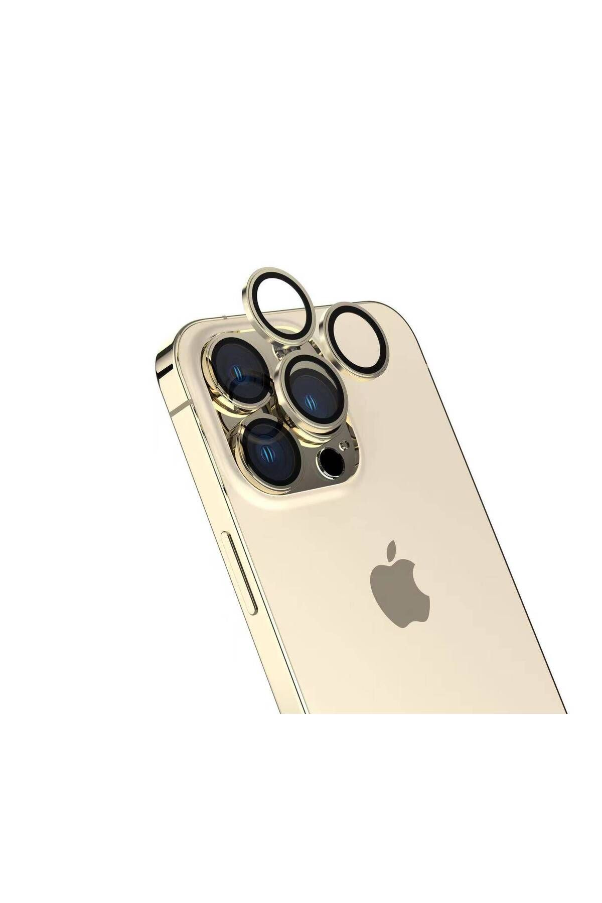 Zore iPhone 15 Pro Max Uyumlu YSF CL-15 Parmak İzi Bırakmayan Anti-Reflective Kamera Lens Koruyucu-