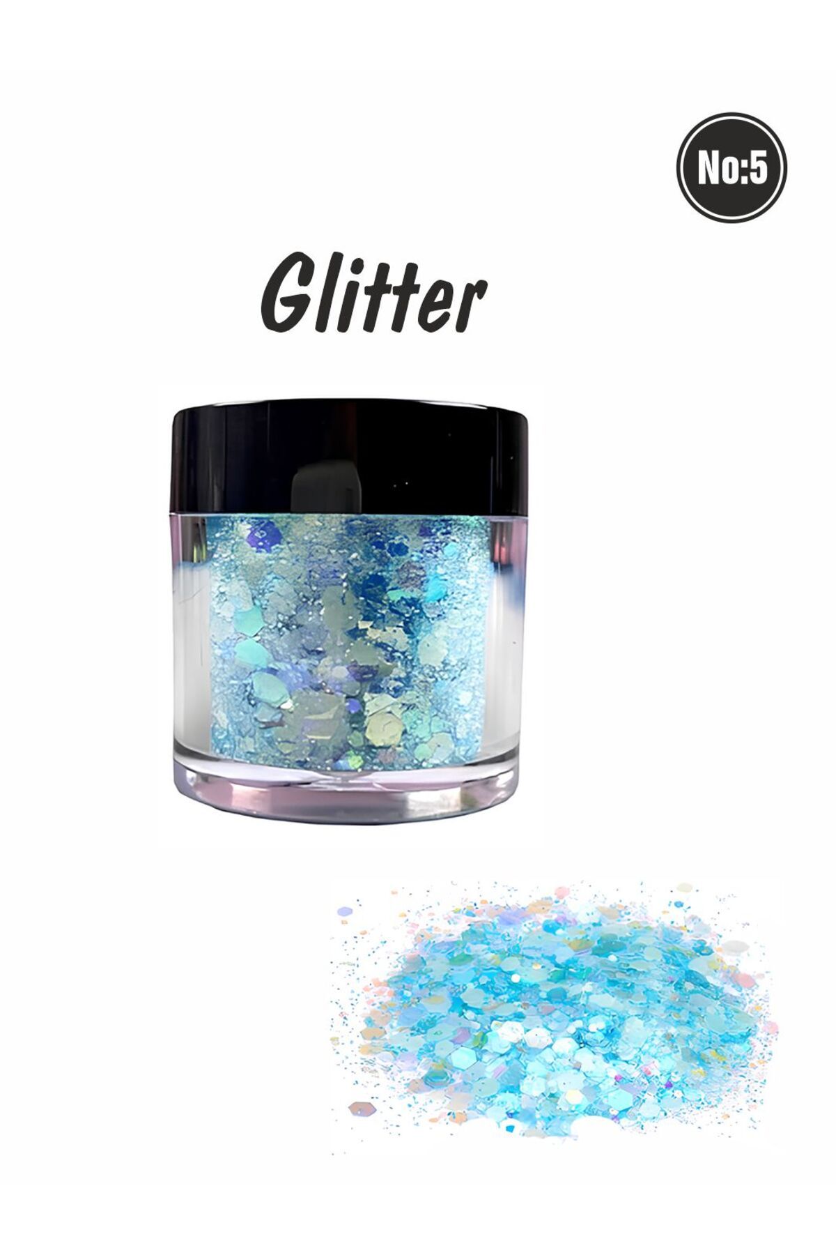 Ocean Glitter Yüz Ve Vücut Parlatıcı Sim Işıltı Parlak Yüz Makyajı
