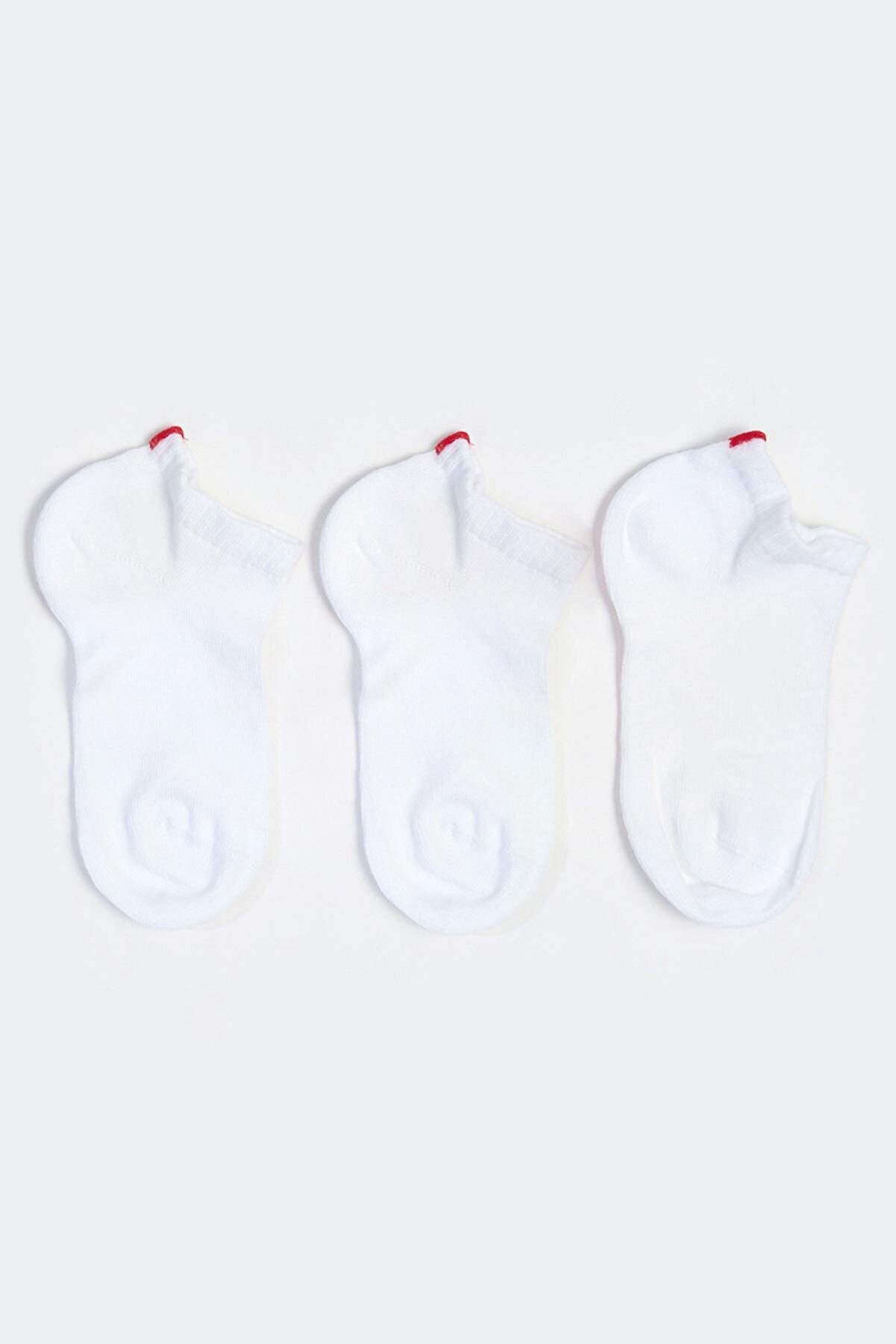 Katia & Bony Run 3 Lü Çocuk Basic Patik Çorap Beyaz/beyaz/beyaz