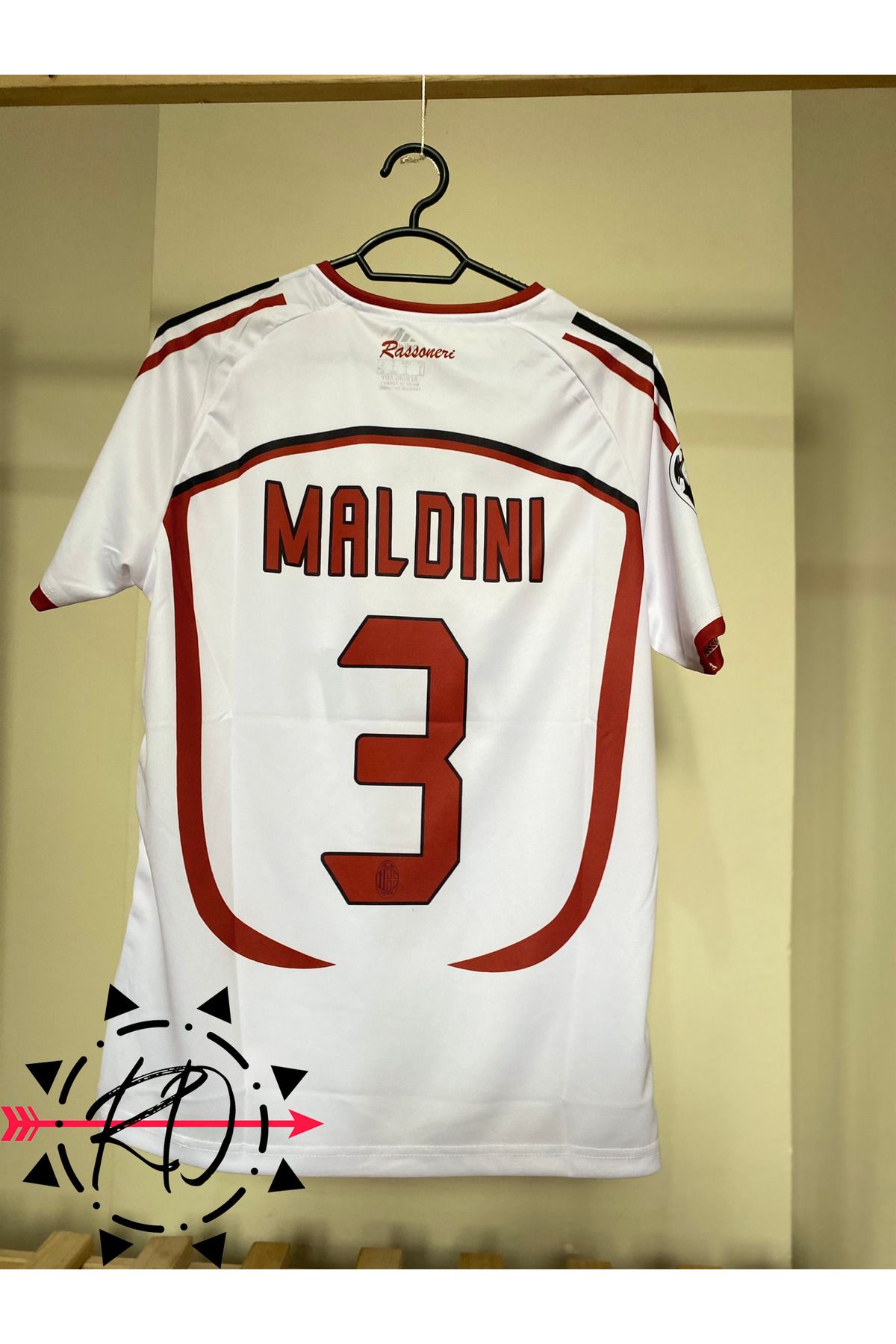 RODAK SPOR Maldini 3 Milan 2006/2007 Sezonu Forması