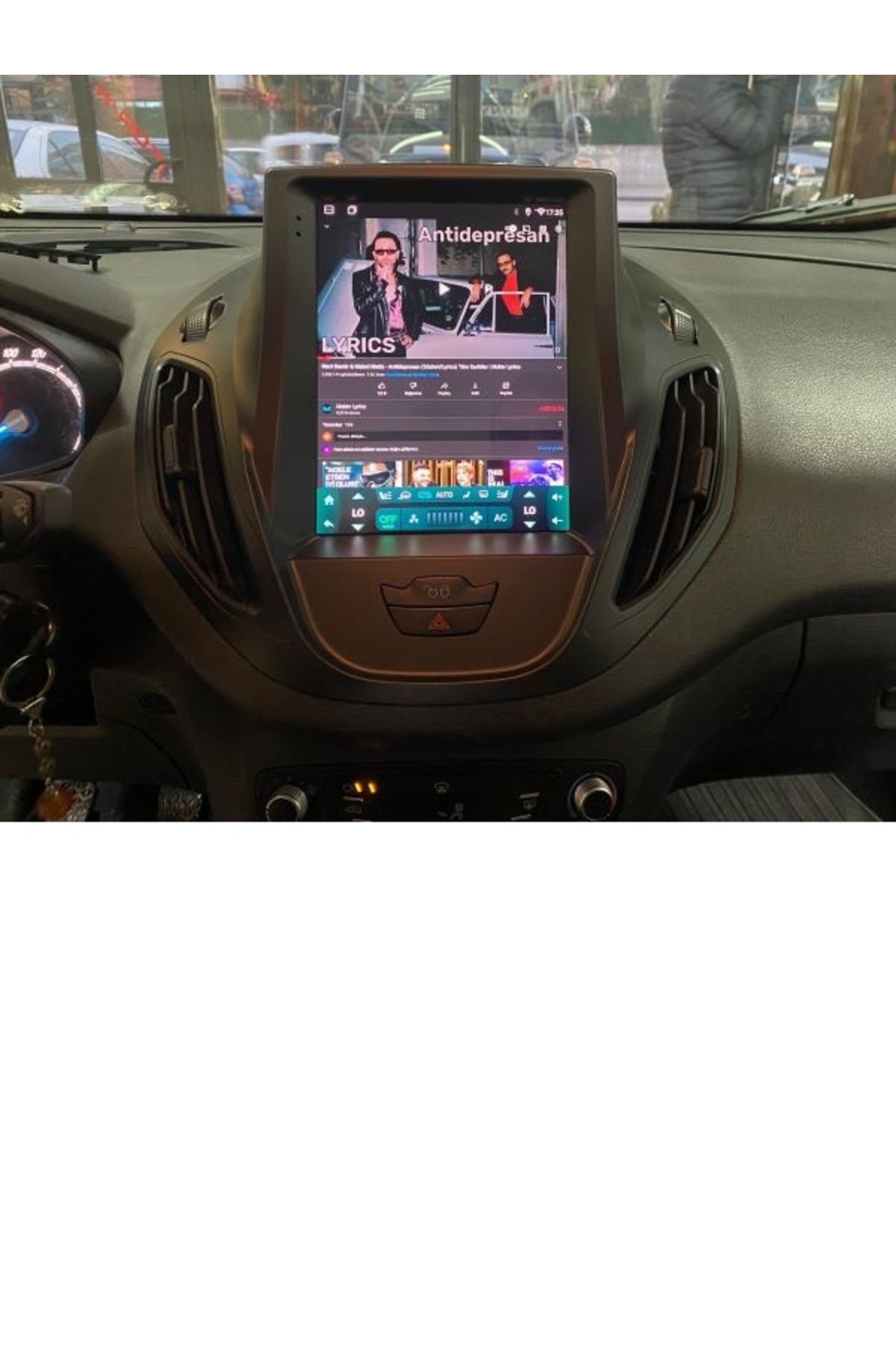 MYNAVİN Ford Courier Android Tesla Ekran Carplay Multimedya Navigasyon