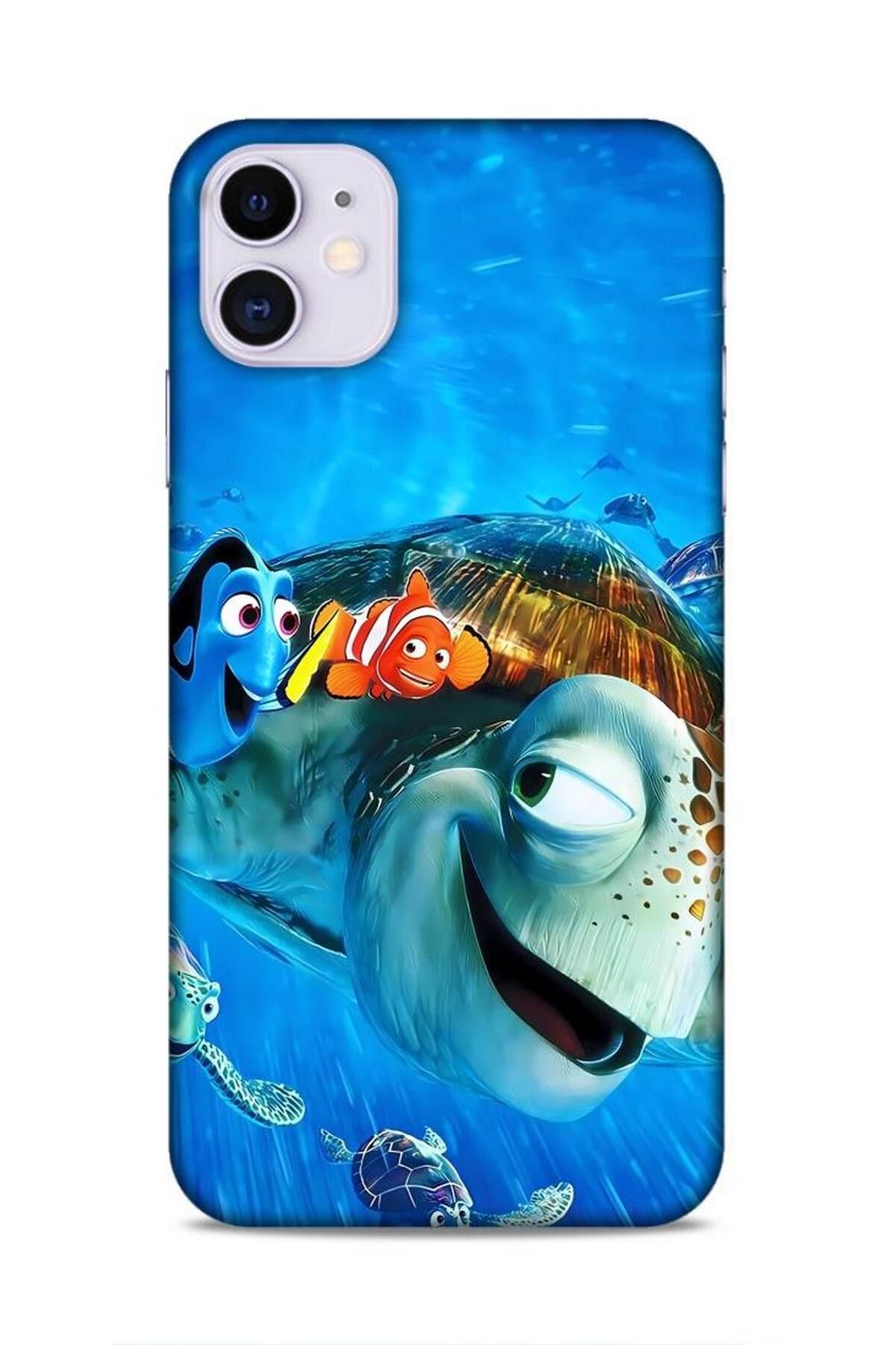 Lopard Apple iPhone 11 Kılıf Animasyon 17 Kayıp Balık Nemo Yumuşak Kılıf