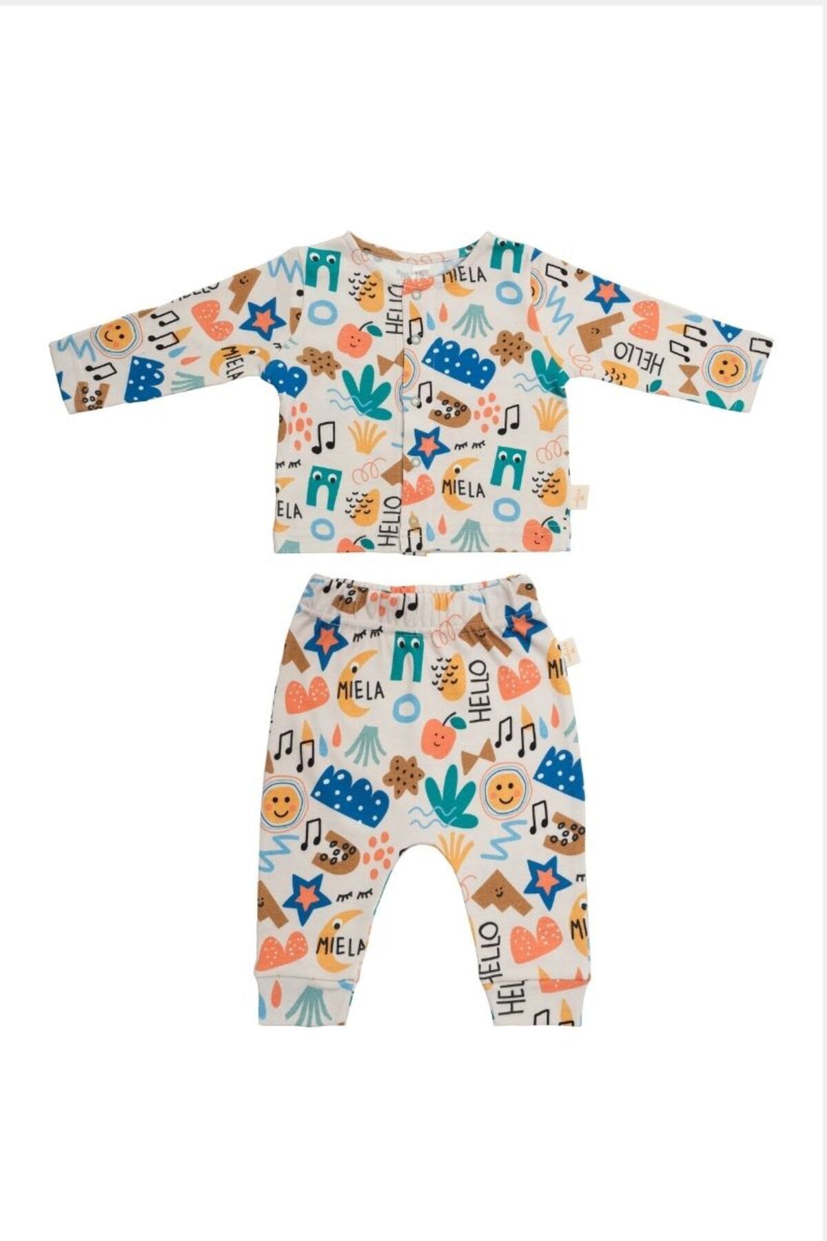 Miela 2'li Bebek Pijama Takımı