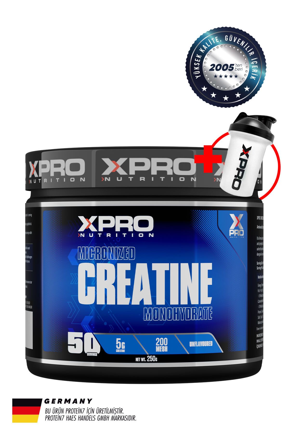 Xpro Nutrition Creatine Monohydrate 250 gr - Aromasız Kreatin