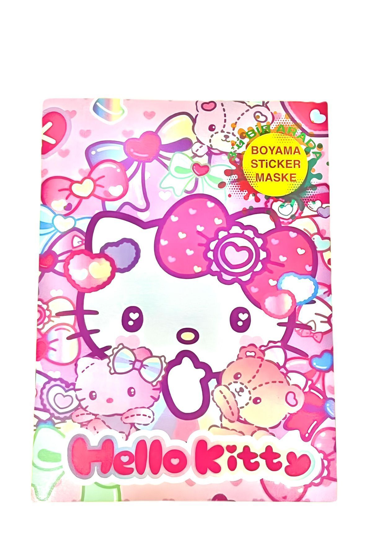 hamiyetkirtasiye Kuromi Hello Kitty Boyama Kitabı Seti ( Sticker Hediyeli )
