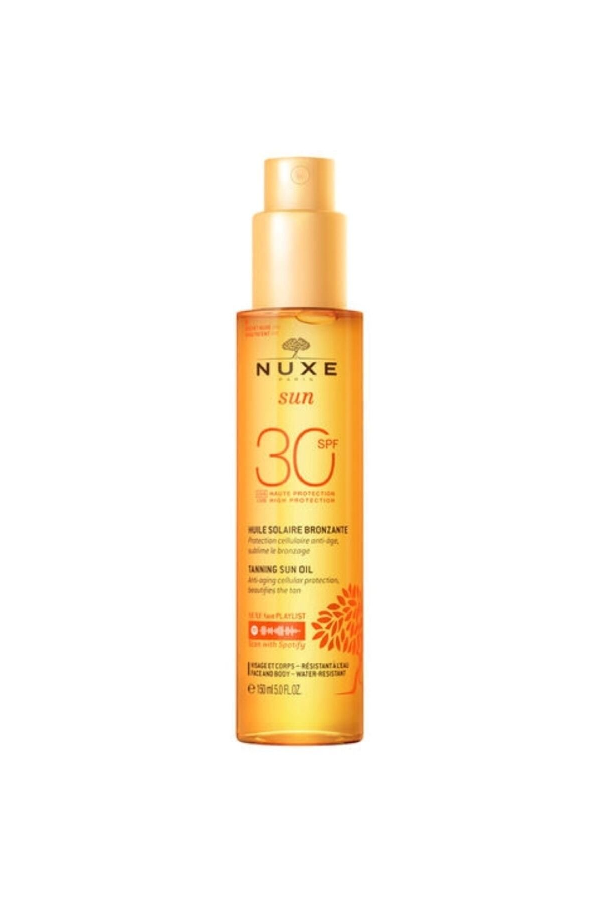 Nuxe HUİLE SOLAİRE SPF 30 - MOİSTURİZİNG FACE AND BODY OİL SPF 30 150ML PSSN1842