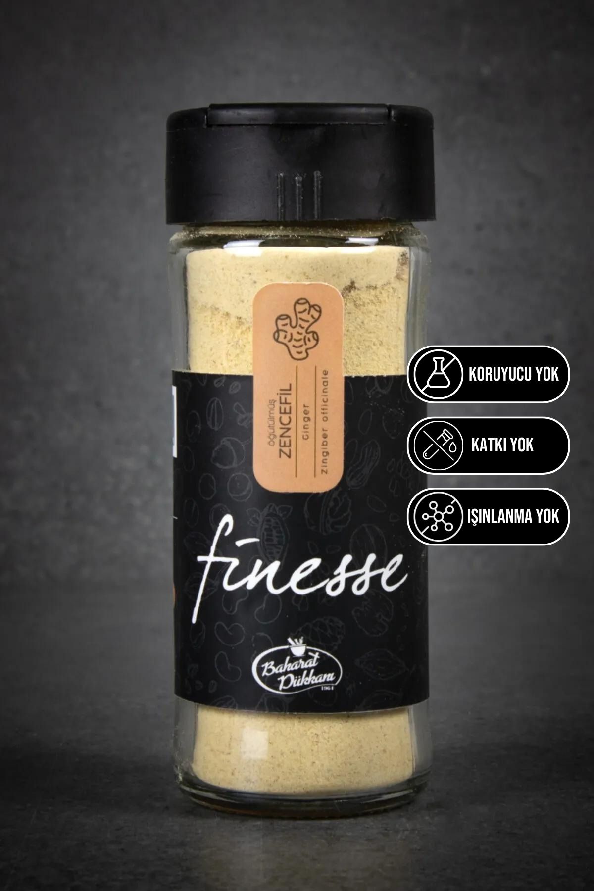 Finesse by Baharat Dükkanı Zencefil (öğütülmüş) 50gr (tuzluklu Kapak)