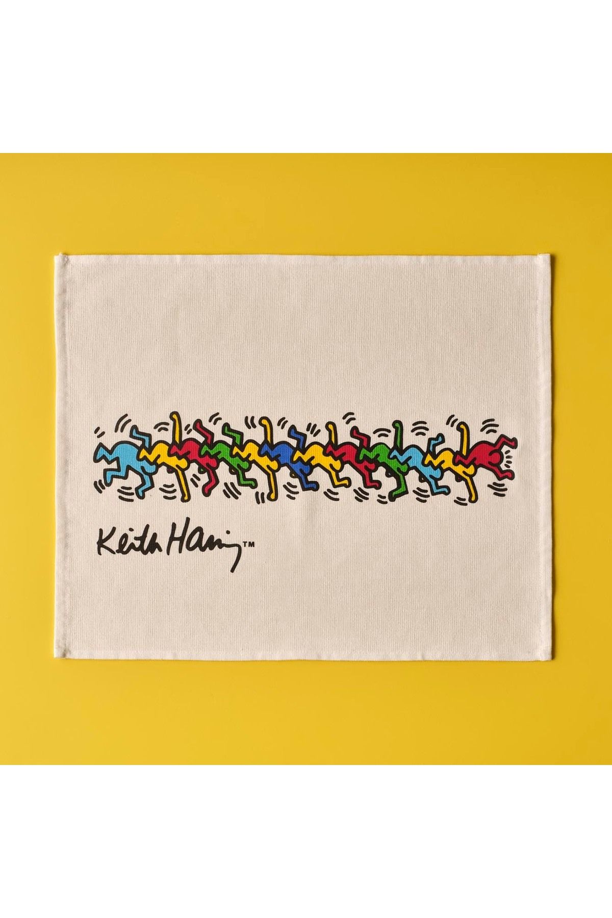 Bella Maison Keith Haring Colored 2'li Kurulama Bezi (40x50 cm)