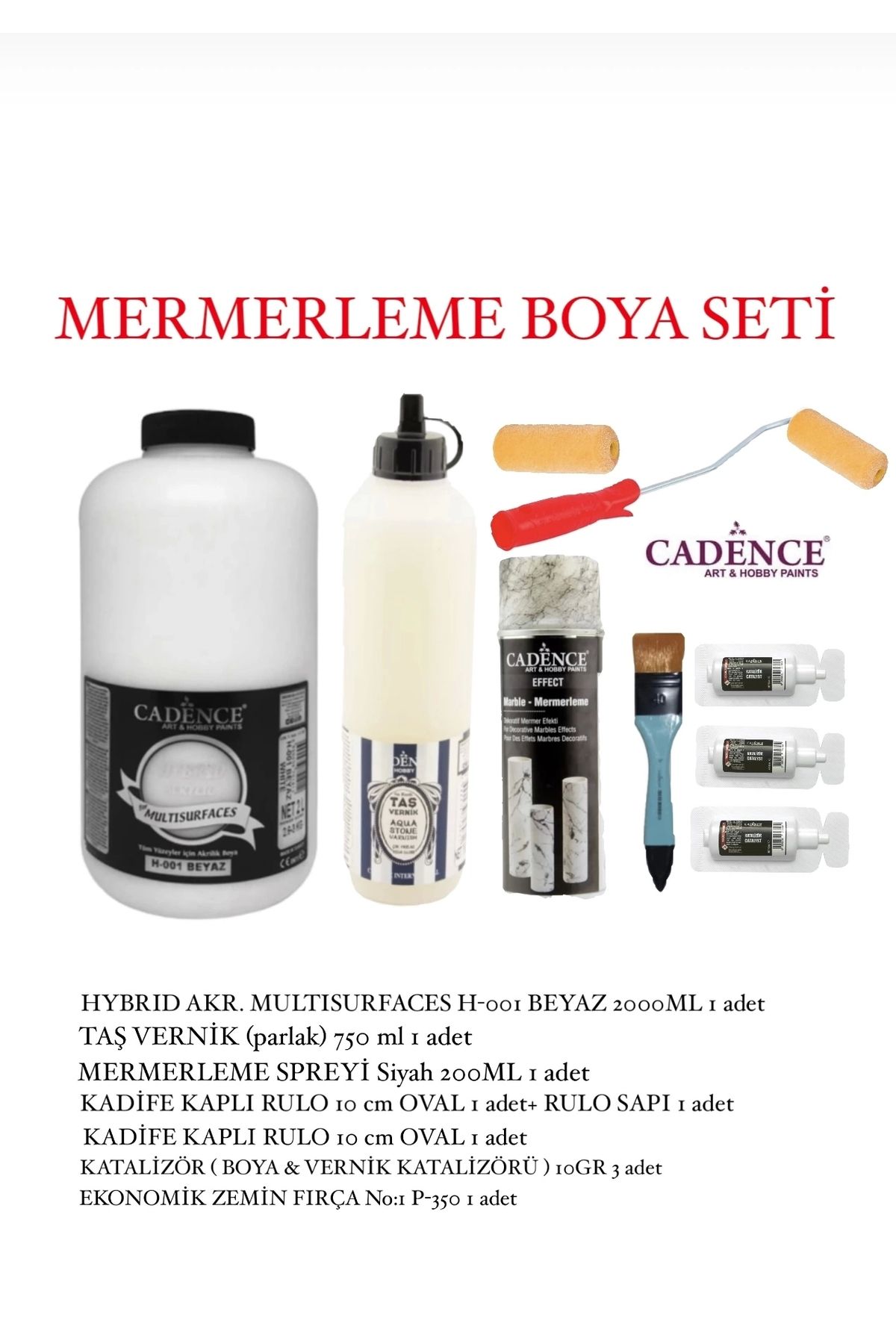 Cadence MERMERLEME BOYA SETİ H-001