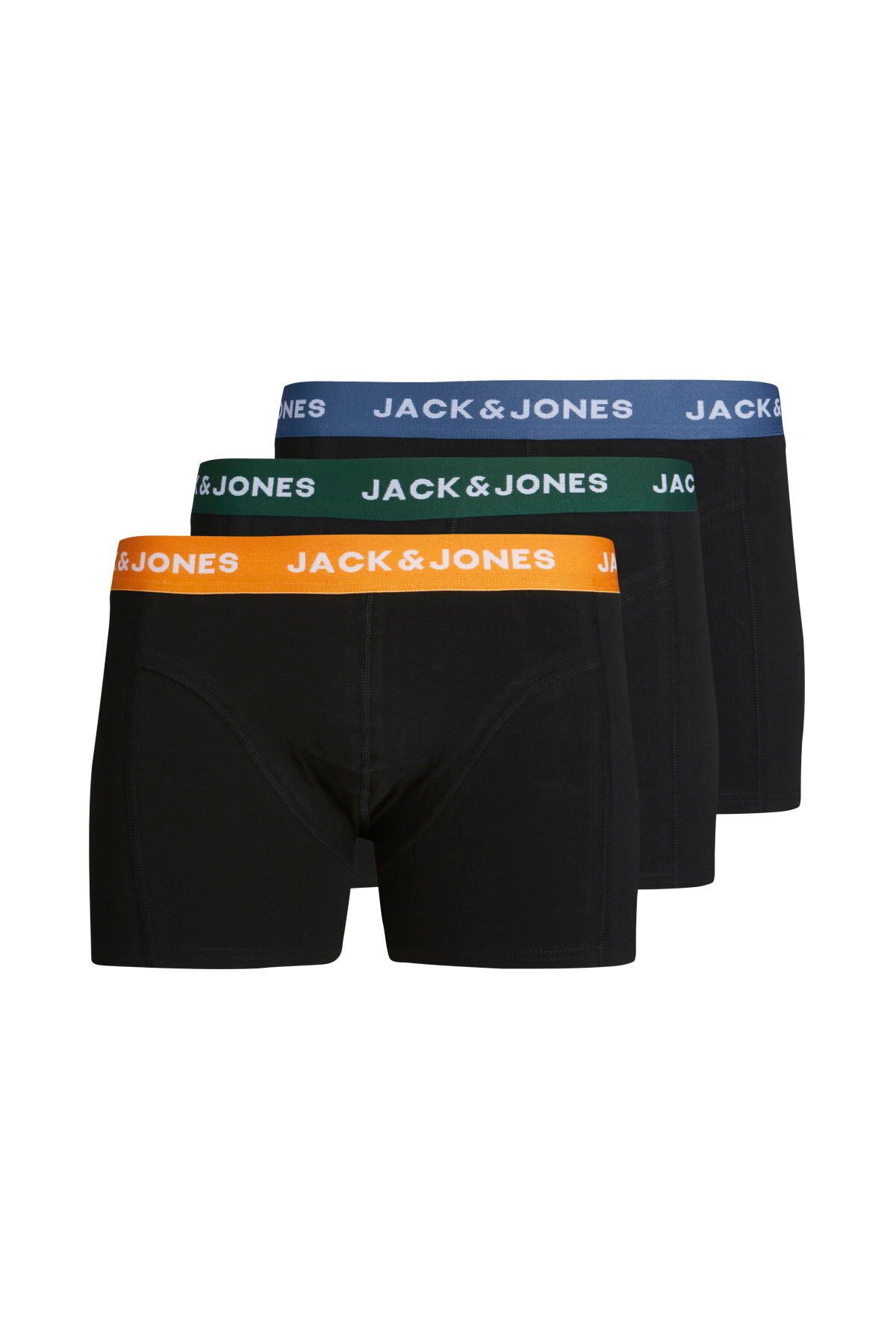 Jack & Jones Çocuk 3'lü Düz Boxer Paketi - Gab