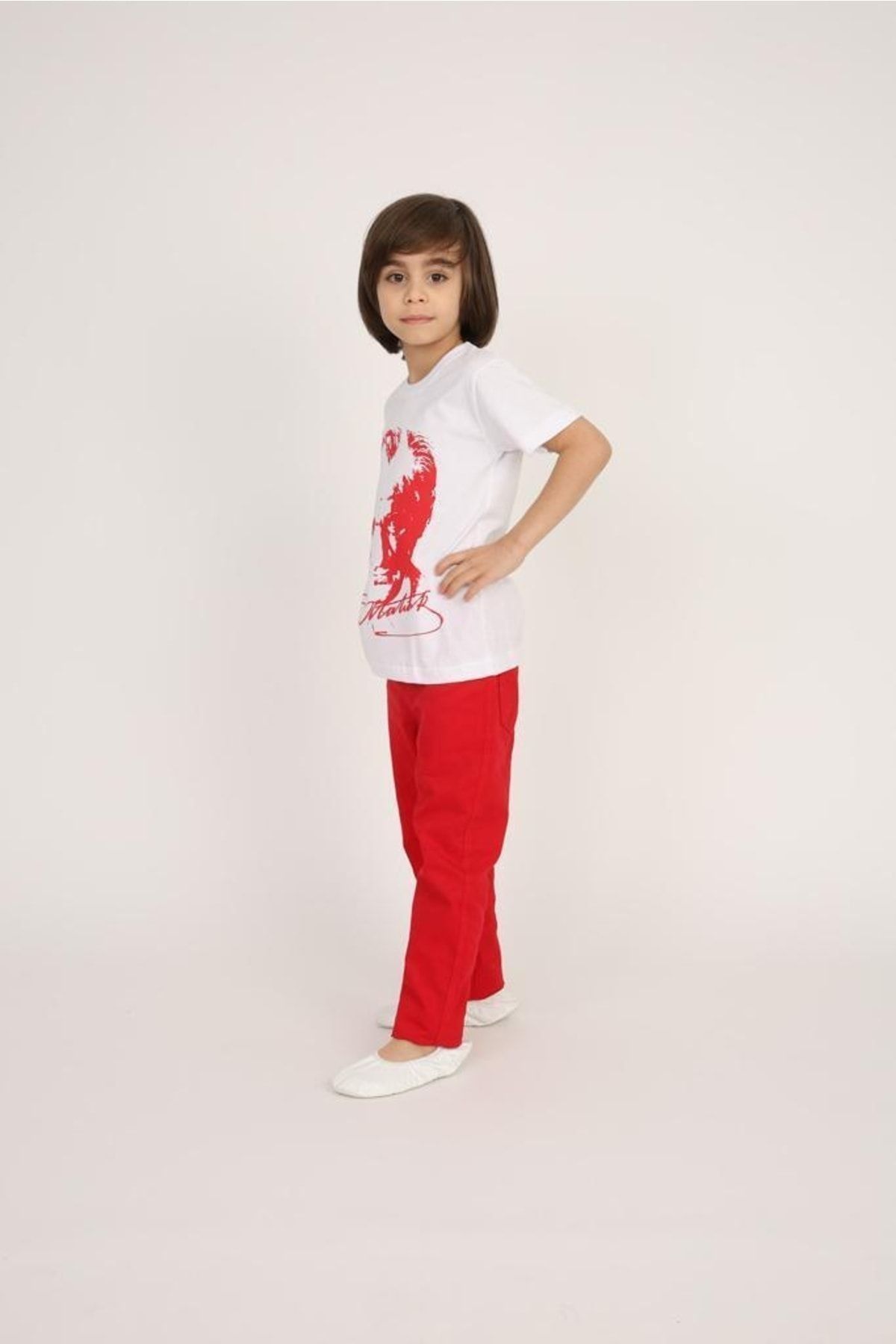 Haba Erkek Çocuk 23 Nisan 29 Ekim T-shirt ve Pantolon Takım