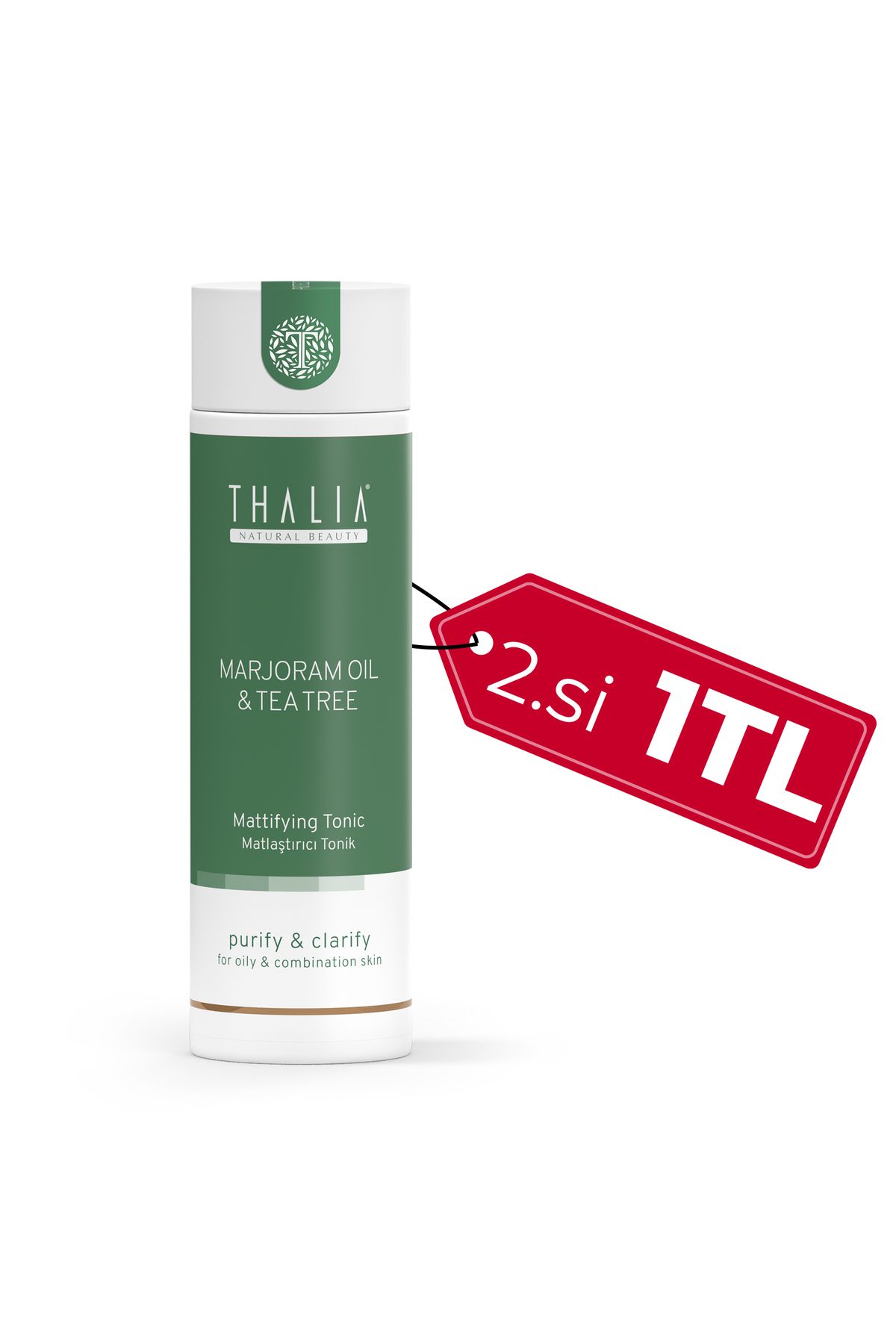 Thalia Akne Gidermeye & Gözenek Sıkılaştırmaya Yardımcı Marjoram Yüz Temizleme Toniği 200 ml