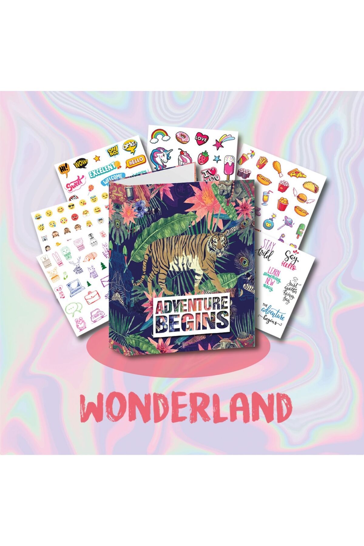 Miya Design Tarihsiz İngilizce Hayat Planlayıcı Kiti - Wonderland