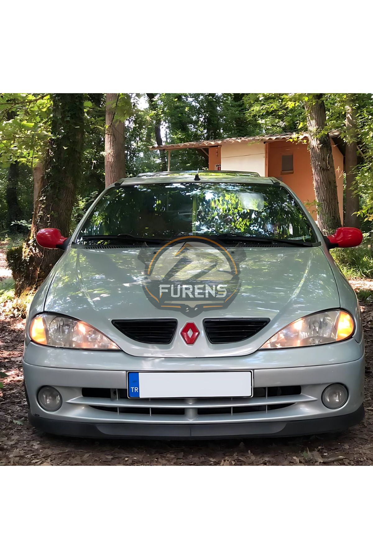 Furens Renault Megane 1 1995-2003 Uyumlu H lip Esnek Ön Lip 2 Parça Karlık Ön Ek Tampon Altı Dil