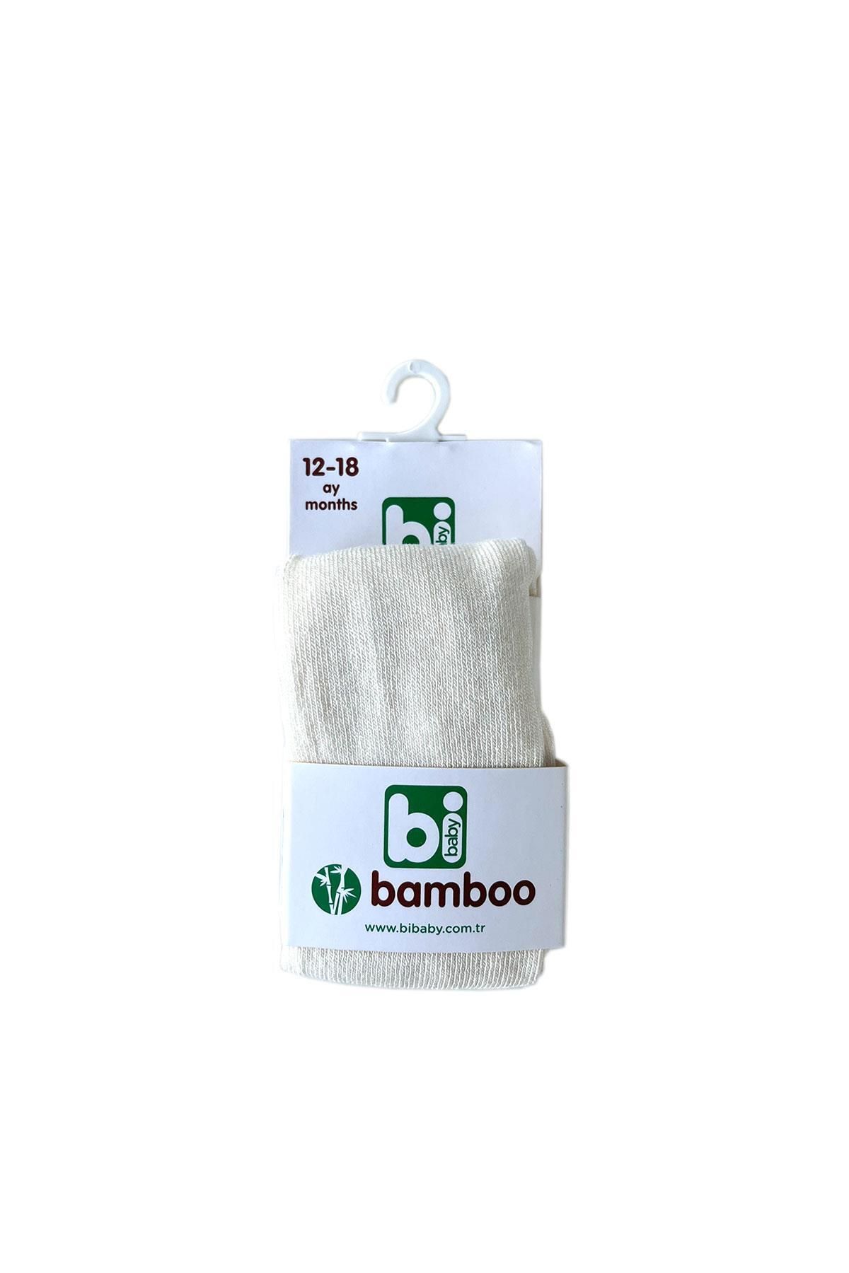 Bibaby Çorap Külotlu Bambu Ekru