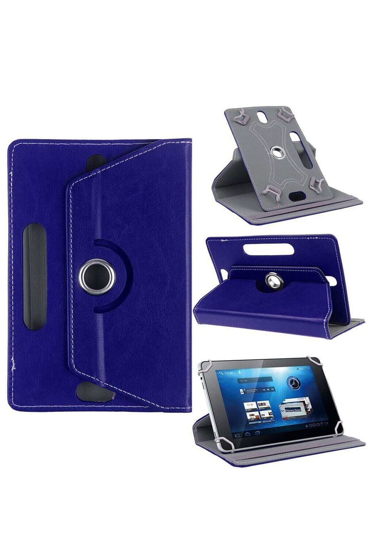 Evdeka Tcl Tab 10 S 10.1 Inç Uyumlu Lacivert Universal Stand Olabilen Tablet Kılıfı