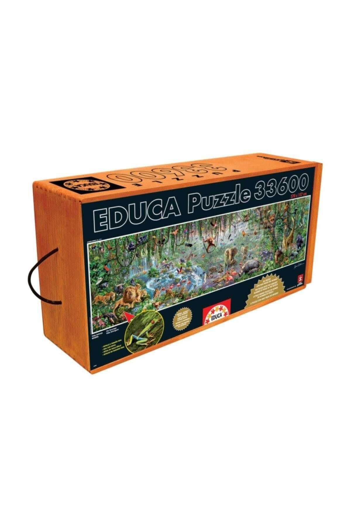 EDUCA Wild Life 33600 Parça Puzzle /