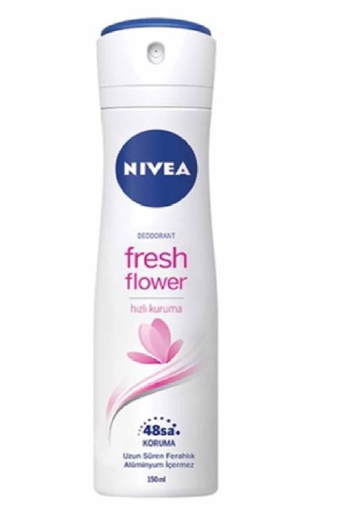 Kadın Sprey Deodorant Fresh Flower,48 Saat Deodorant Koruması,150ml,Taze Çiçek Kokusu_1