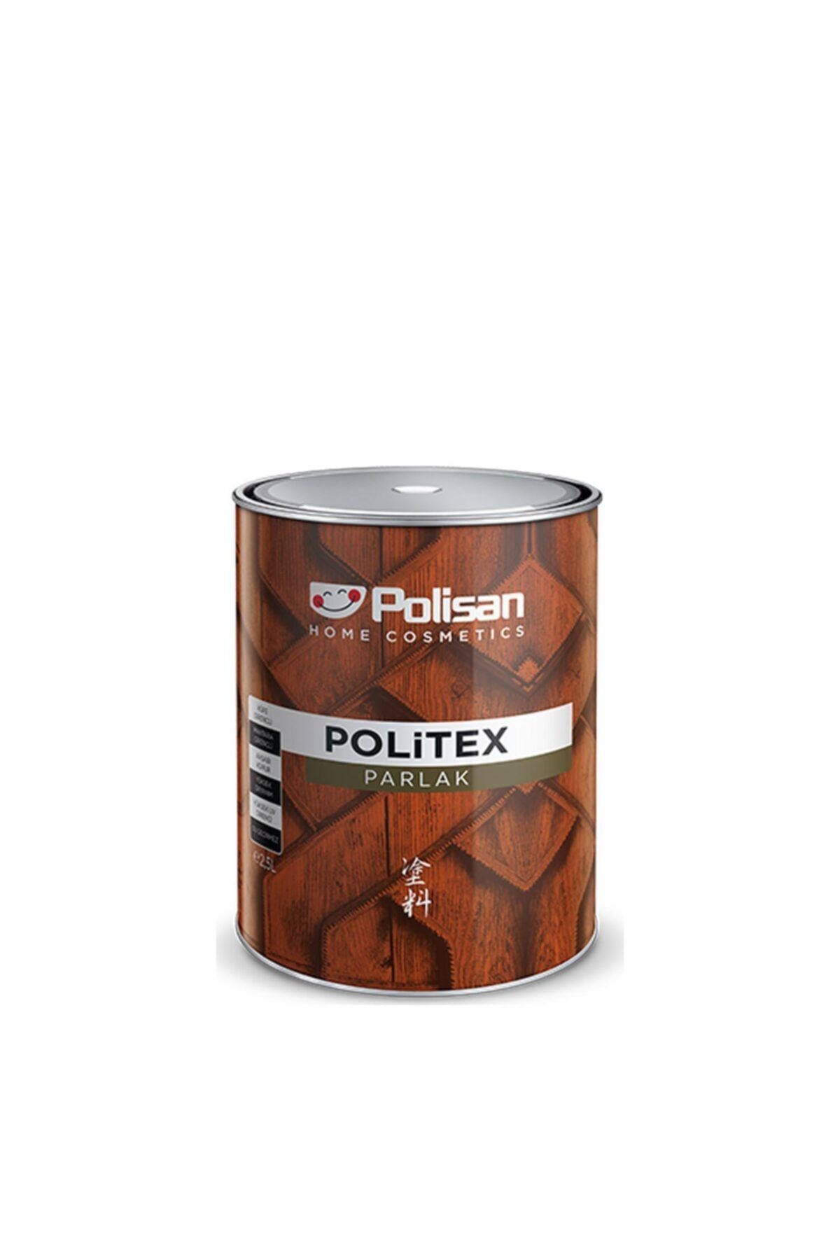 Polisan Politex Ahşap Koruyucu Lux Vernikli Ceviz 2,5 Lt