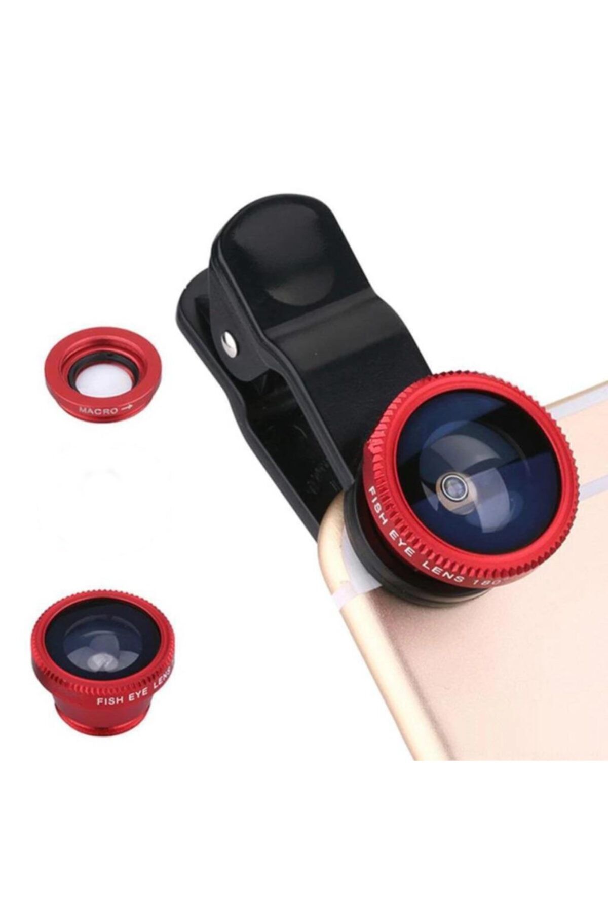 Techno phone Üniversal 3 Lü Telefon Lensi Balık Gözü&geniş Açı&makro Lens