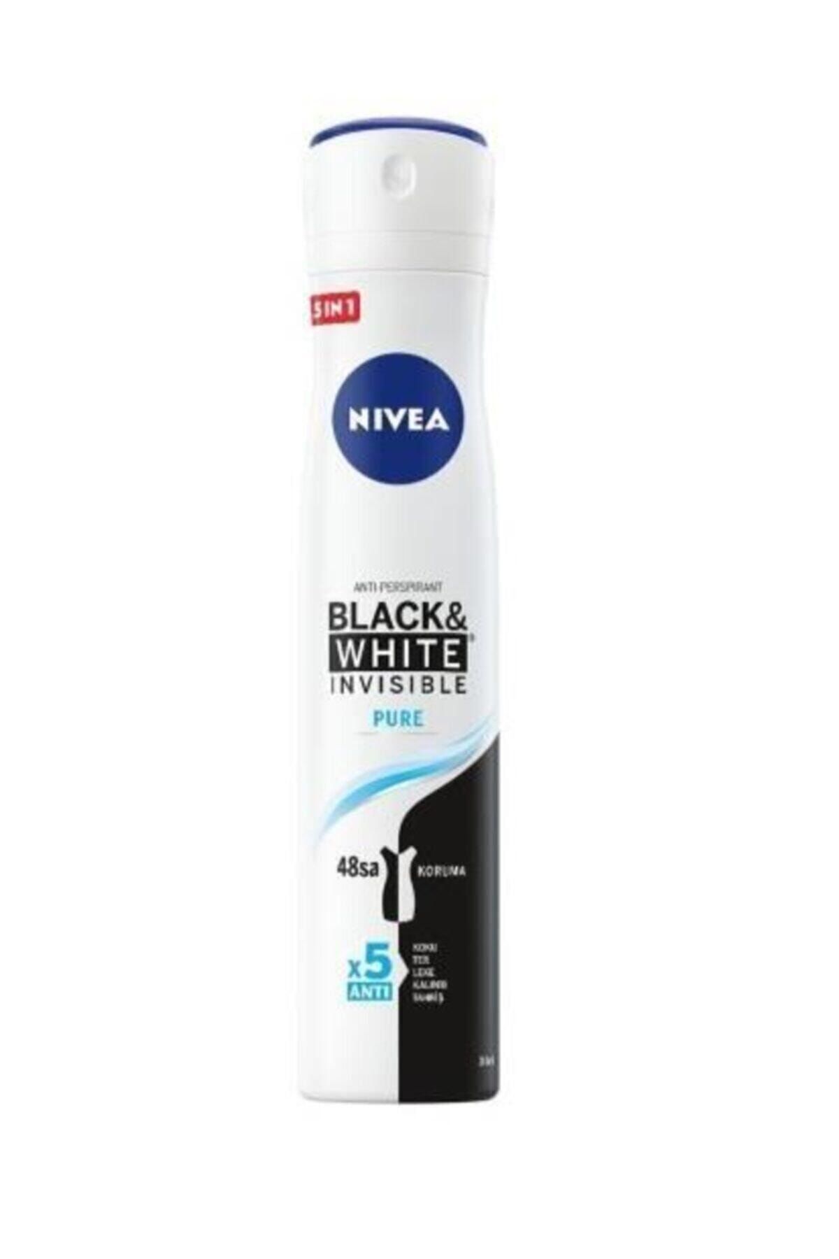 Black And White 200 Ml Precio Nivea Black&white Pure 200 ml Kadın Deodorant