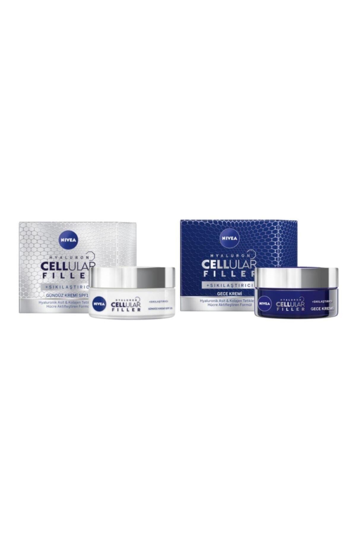 NIVEA Hyaluron Cellular Filler Sıkılaştırıcı Gündüz Gece Krem Set