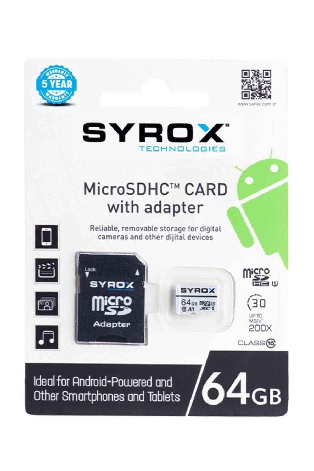 Syrox Syx-mc64 64gb Microsd Hafıza Kartı