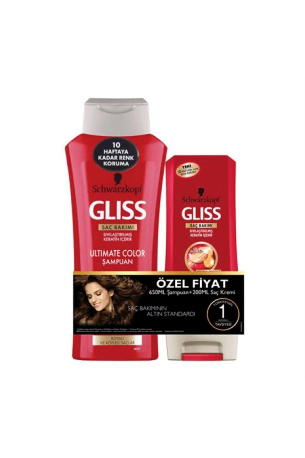 Gliss Ultimate Color Şampuan 700 ml Saç Kremi 200 ml