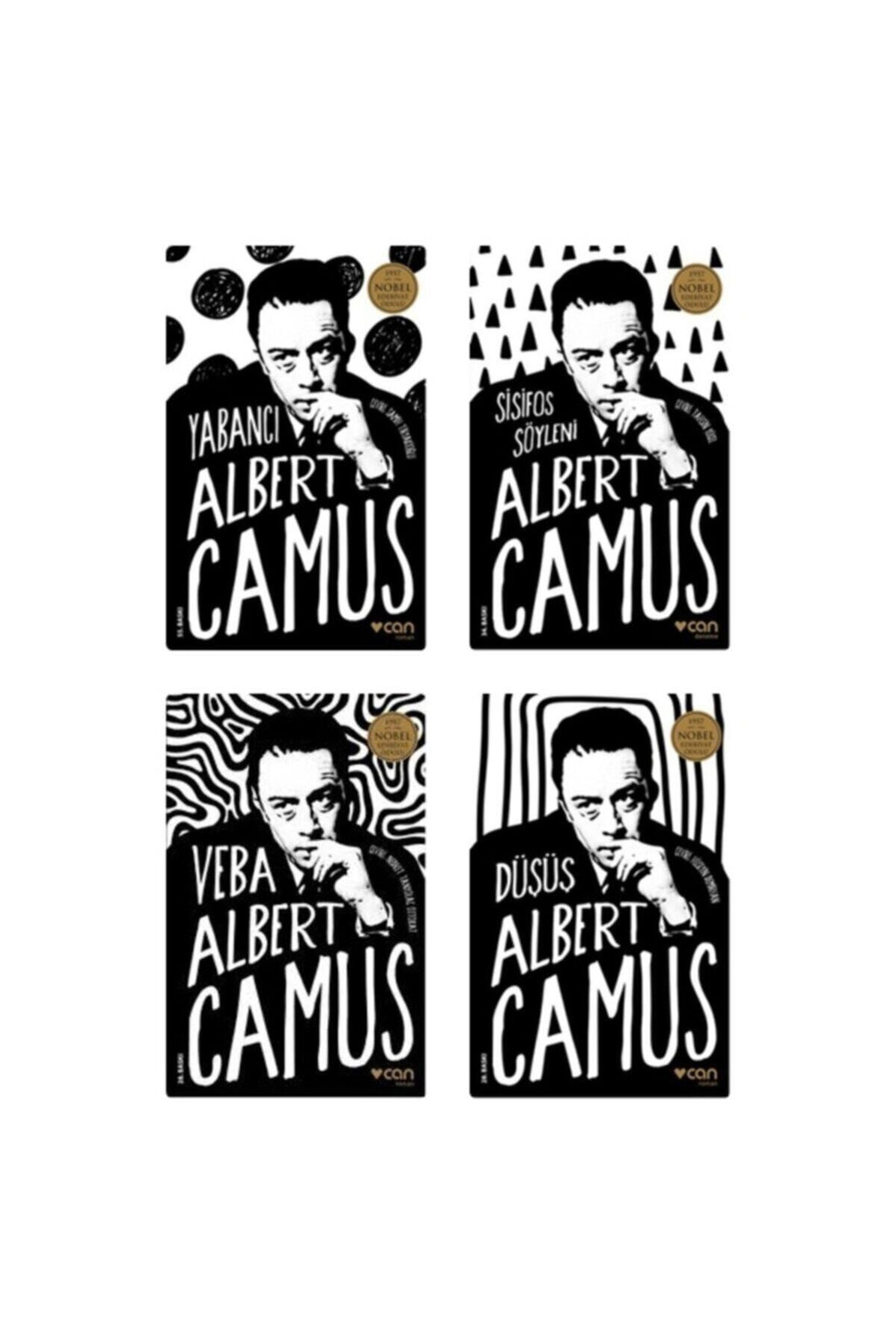 Can Yayınları Albert Camus 4 Kitap Set Sisifos - Yabancı - Veba - Düşüş