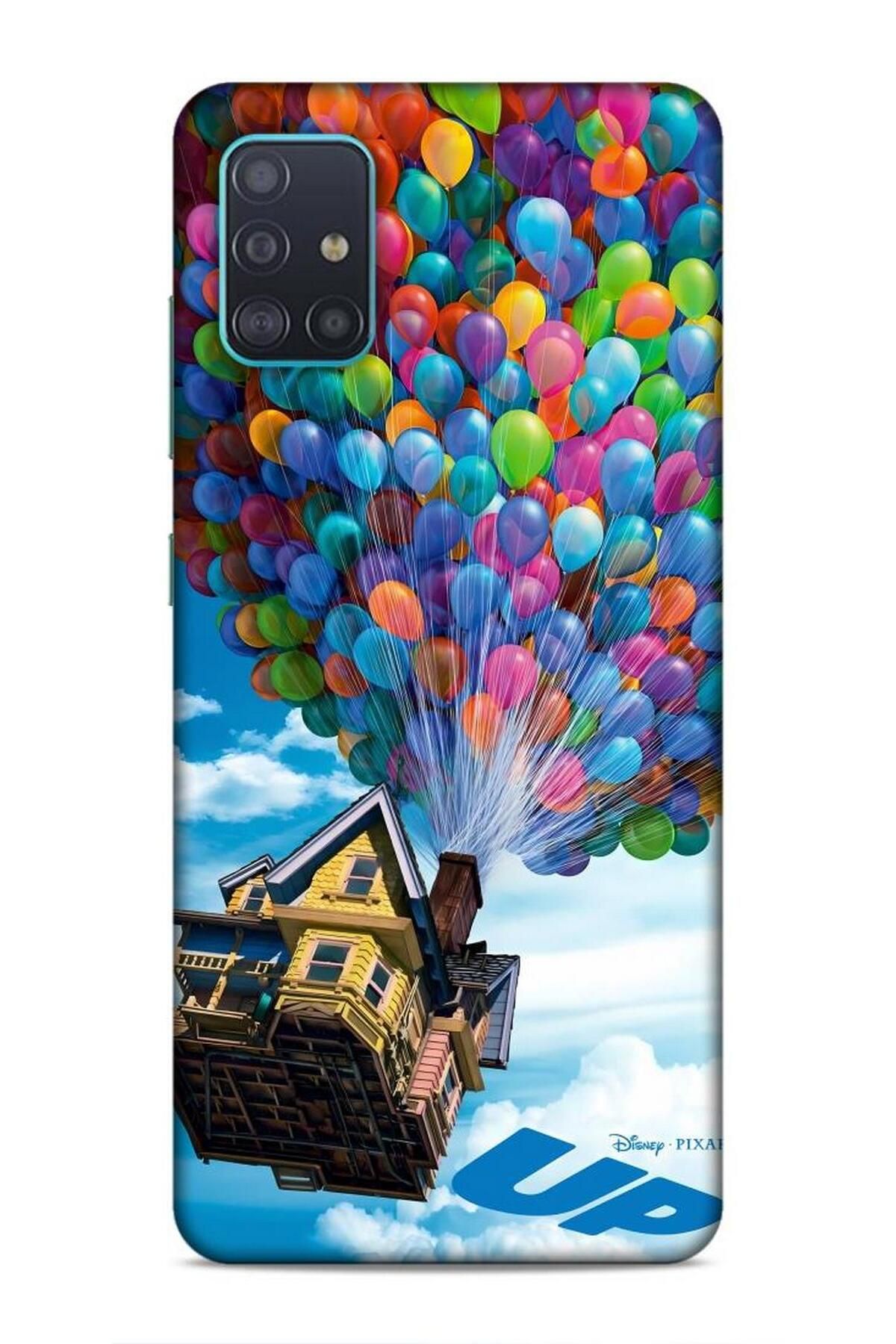 Lopard Samsung Galaxy A51 Kılıf Animasyon 13 Yukarı Bak Up Case Kapak