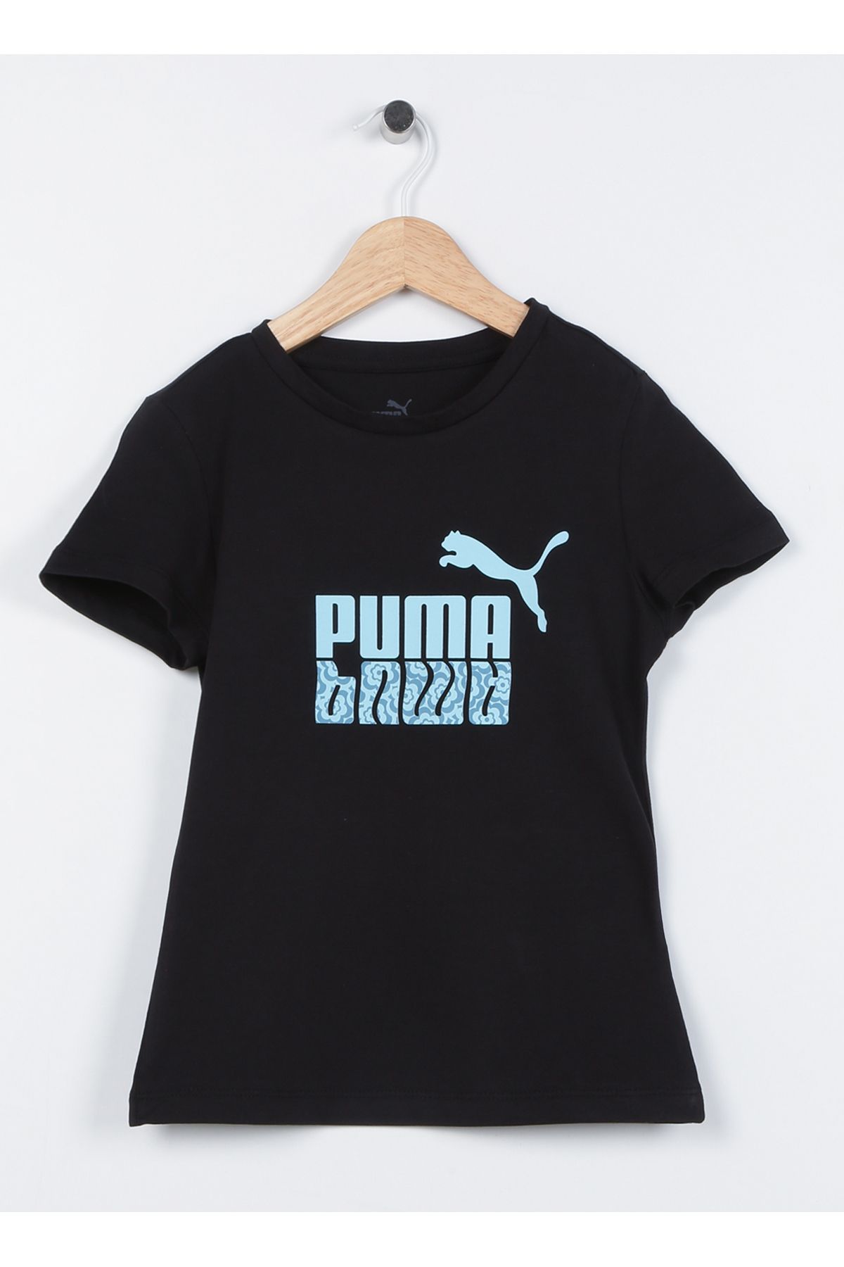 Puma Düz Siyah Kız Çocuk T-shirt 68021302 Girl S Tee