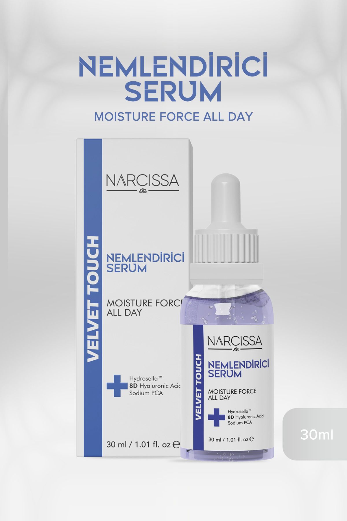 Narcissa Yoğun Nemlendirici Serum - Onarıcı ve Cilt Bariyeri Güçlendirici 30 ML