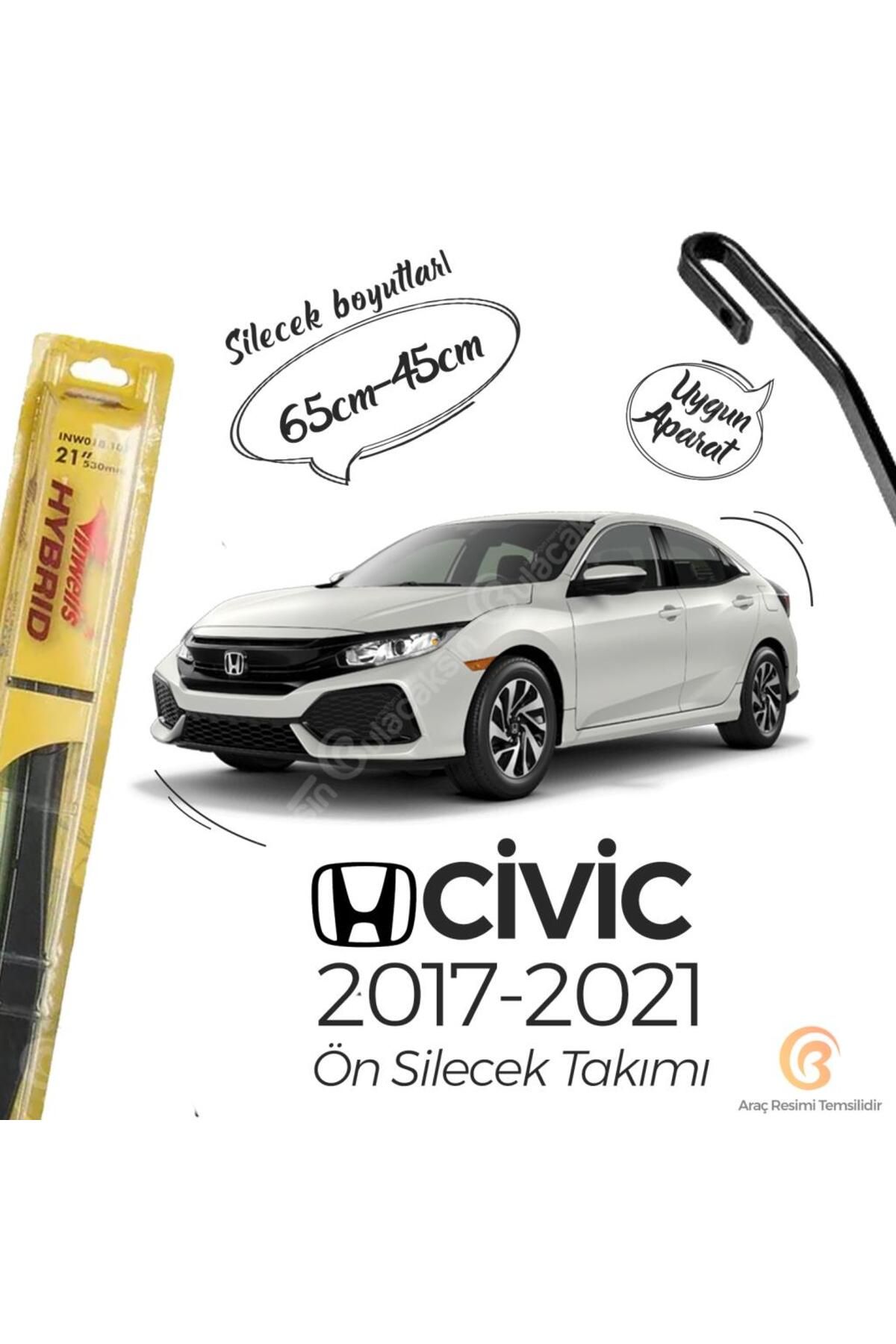 Inwells Honda Civic Fc5 Silecek Takımı (2017-2021) Hibrit