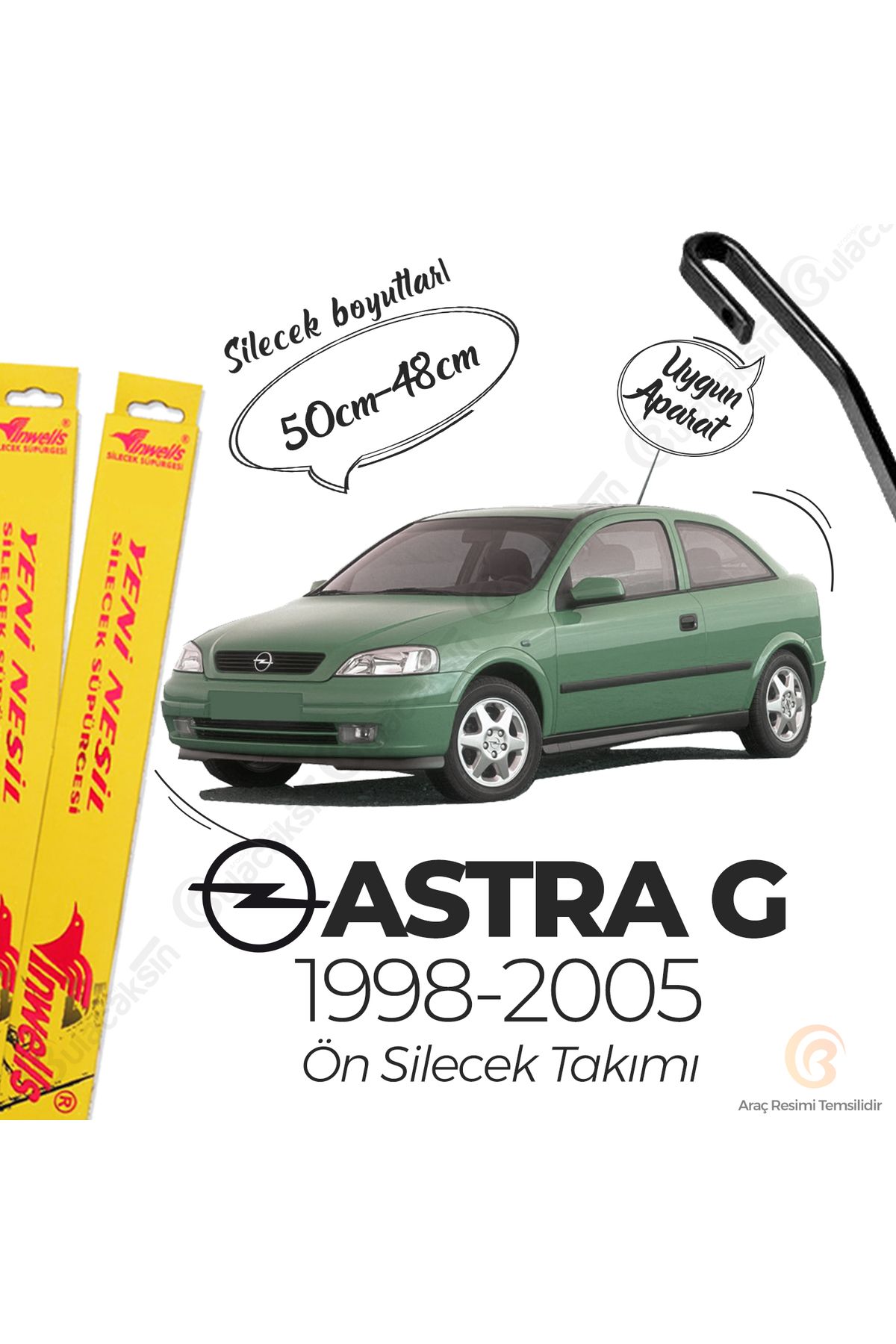 Inwells Opel Astra G Muz Silecek Takımı (1997-2005)