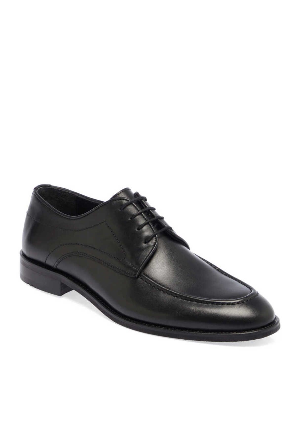 Tergan Siyah Deri Erkek Klasik Ayakkabı - E24I1AY56891-A43