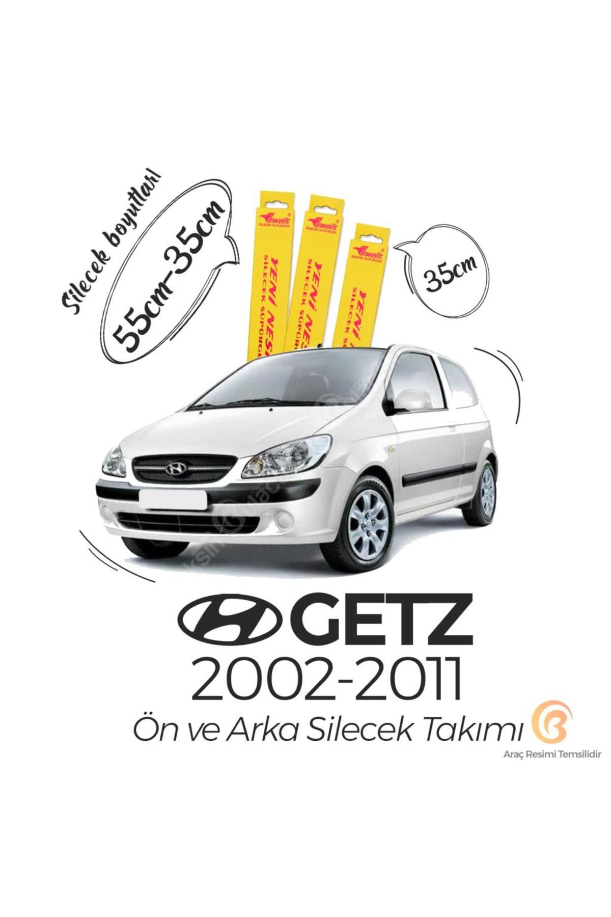 Inwells Hyundai Getz Ön Arka Silecek Seti (2002 - 2011)