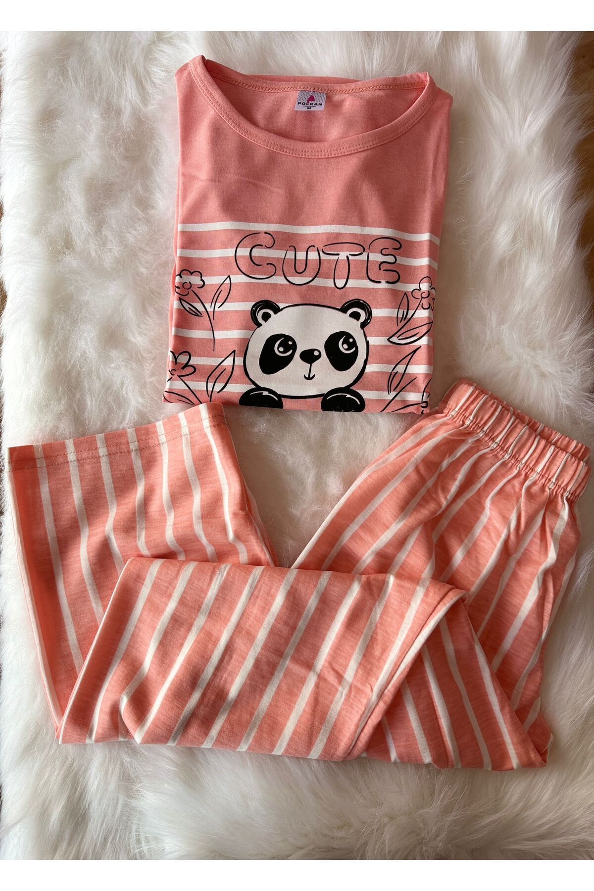 Eftelya kısa kollu pijama takımı