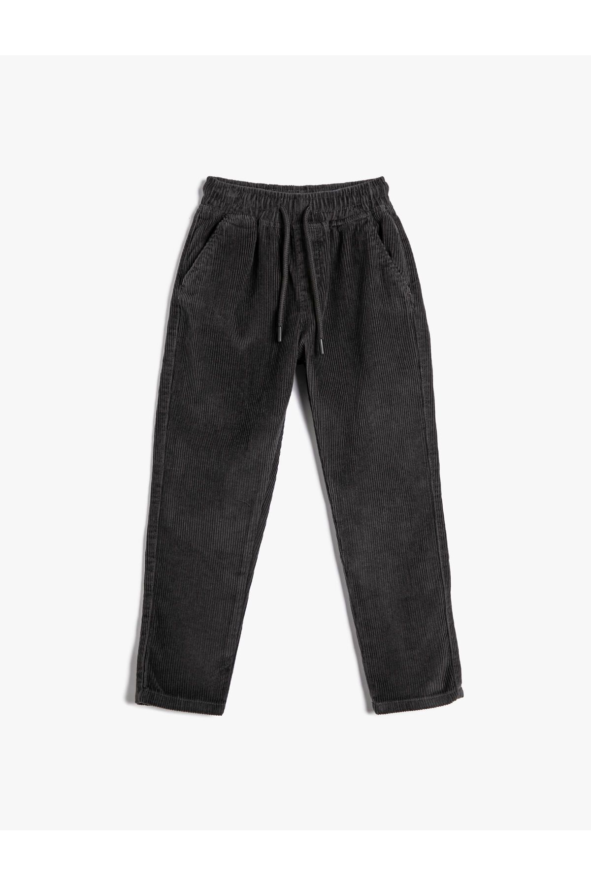Koton Basic Pamuklu Pantolon Beli Bağlamalı Cep Detaylı