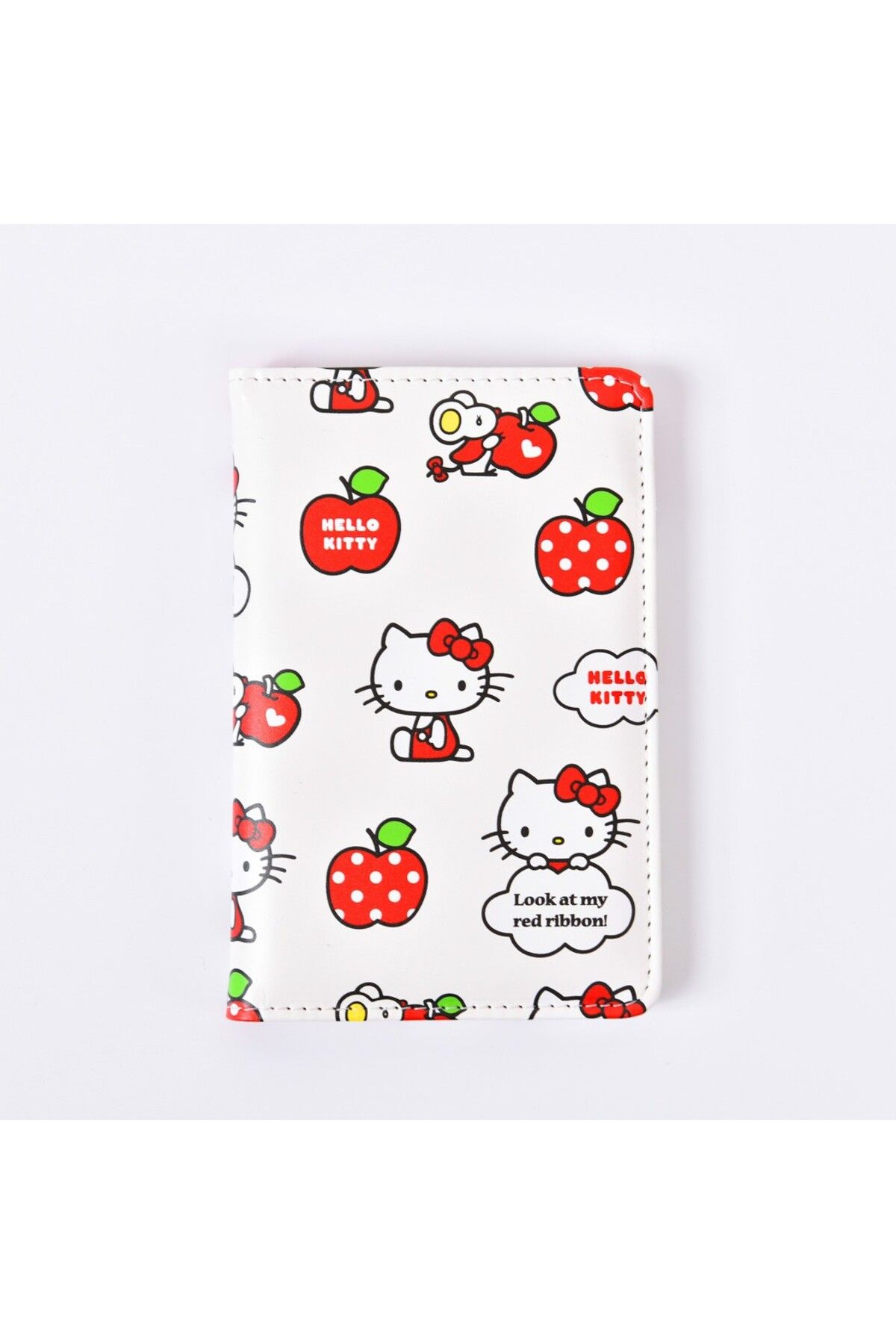 Miniso Hello Kitty Lisanslı Elma Koleksiyonu Pasaport Kılıfı