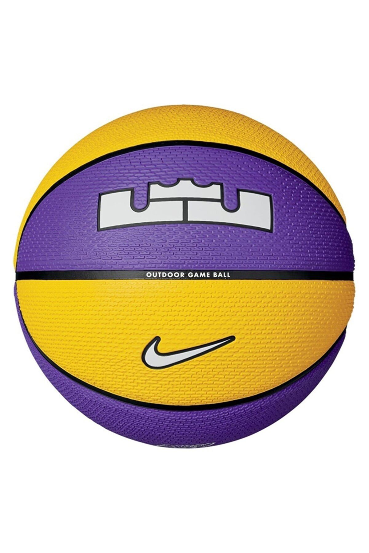 Nike Playground 2.0 8p L James Deflated Unisex Mor Basketbol Topu N.100.4372.575.07