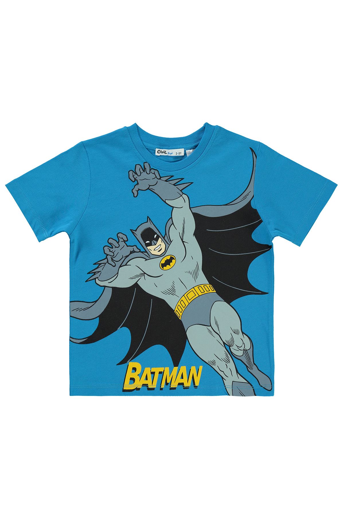 Batman Erkek Çocuk Tişört 2-5 Yaş Koyu Turkuaz