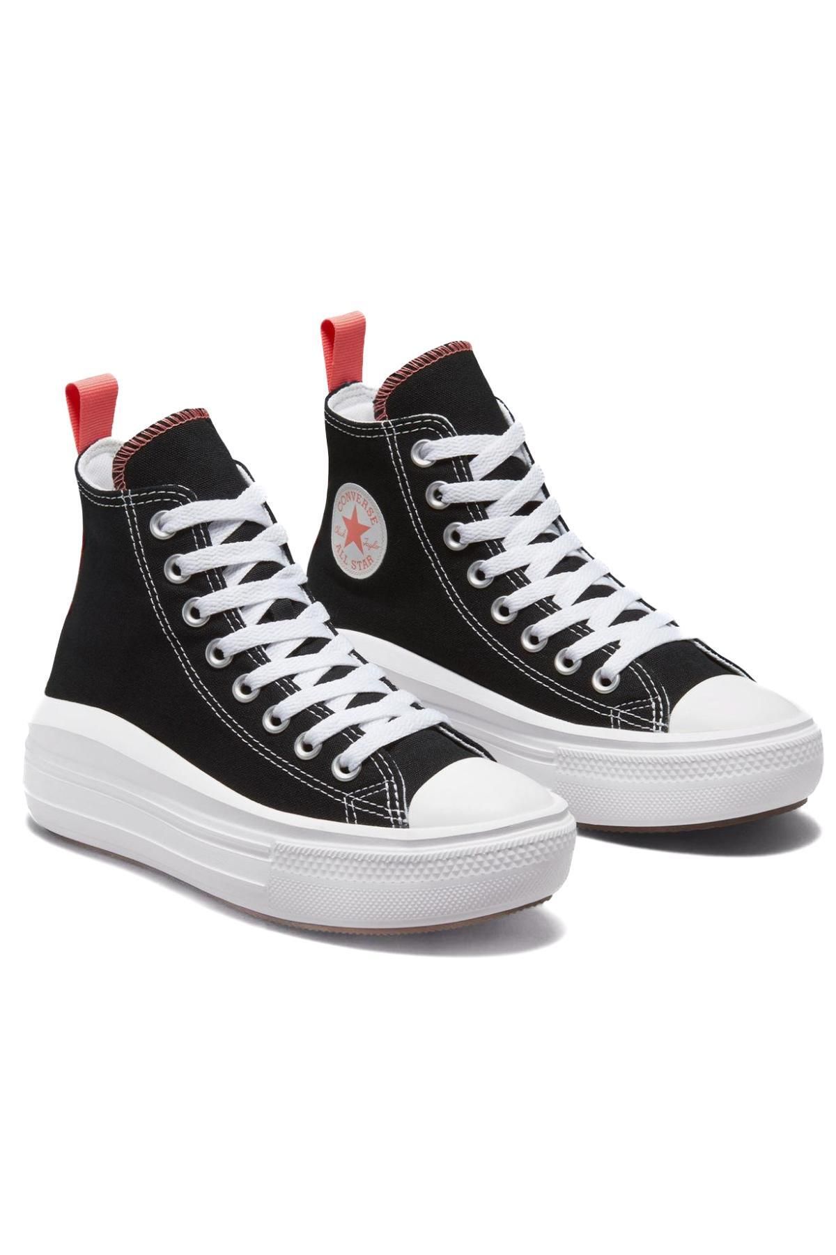Converse 271716C Hi Ctas Move Canvas Platform Siyah Unisex Ayakkabı