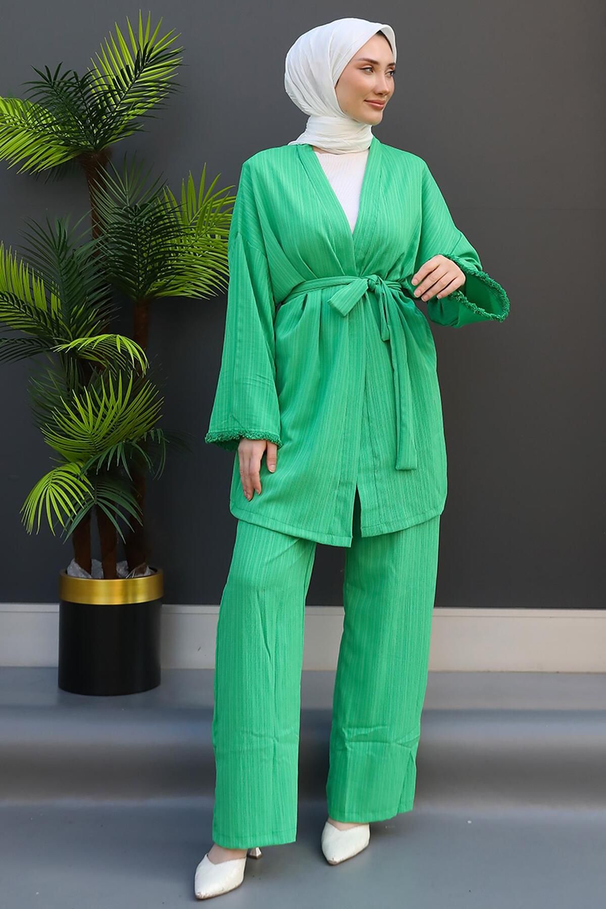 GİZ AGİYİM Kimono İkili Takım Benetton