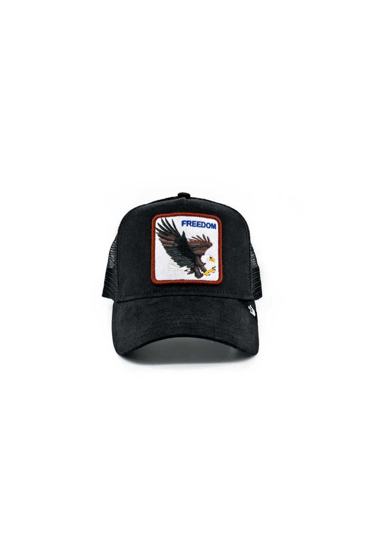Goorin Bros Freedom (KARTAL FİGÜRLÜ) Siyah Şapka