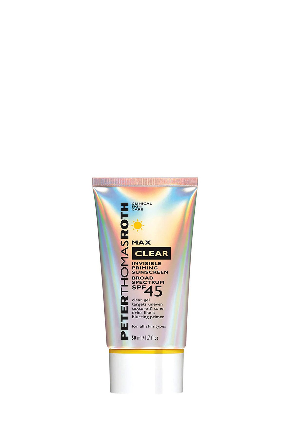 PETER THOMAS ROTH Max Clear Invisible Priming Sunscreen Broad Spectrum SPF 45 50 ml