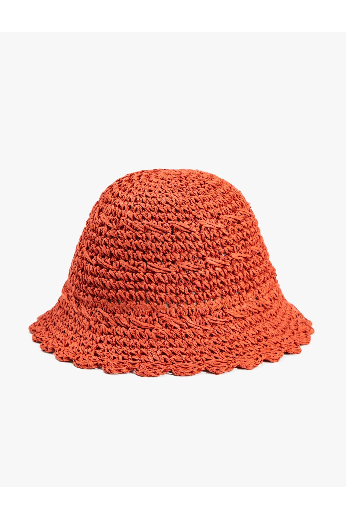Koton Hasır Örme Bucket Şapka