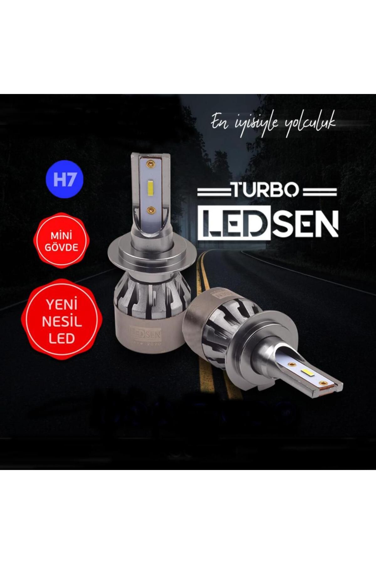 KOTO Ledsen H7 LED Xenon Turbo Serisi 12V Mini Gövde Yeni Nesil LED