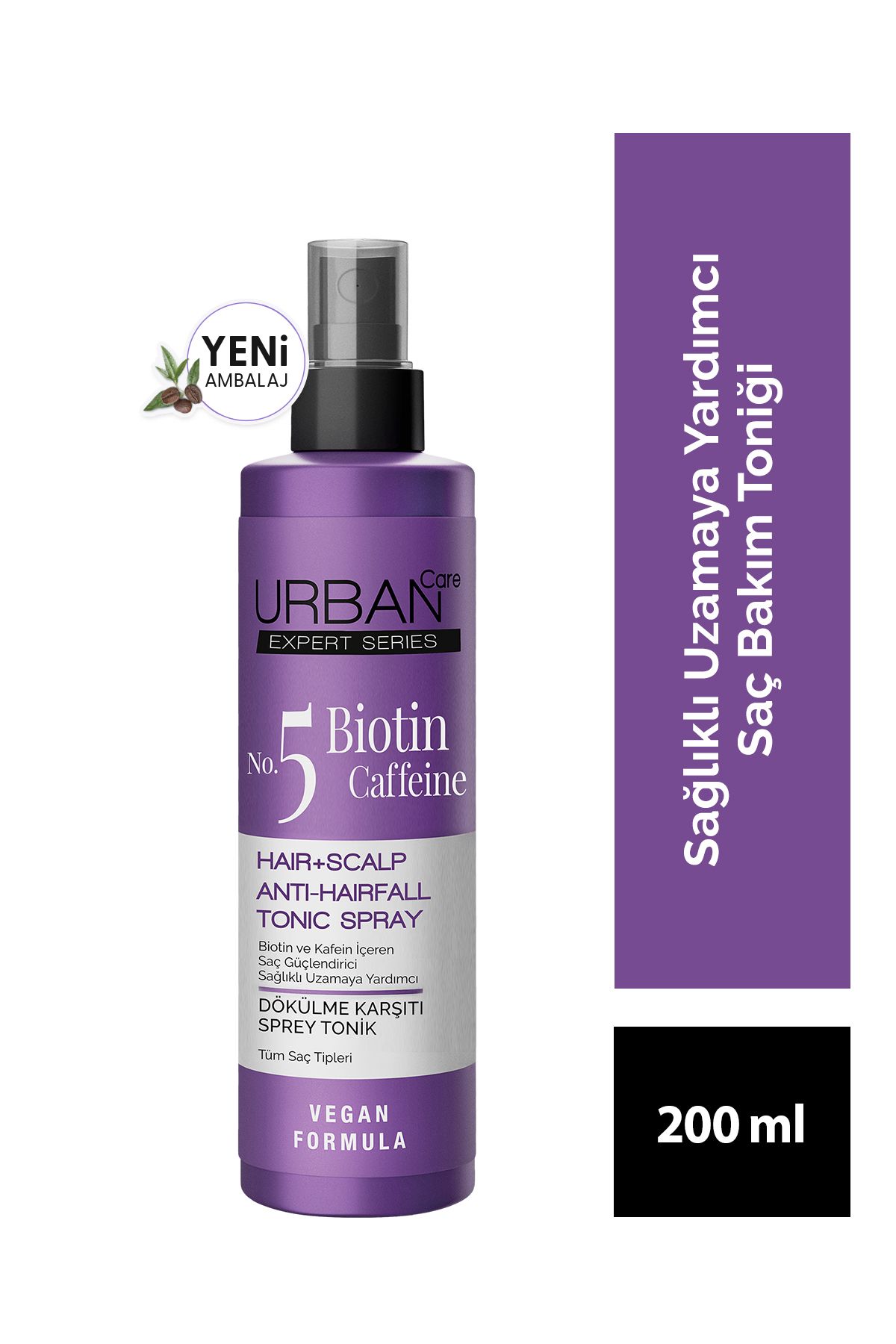 Urban Care Expert Serisi Biotin Ve Kafein Dökülme Karşıtı Saç Toniği-hızlı Uzamaya Yardımcı-200 ml