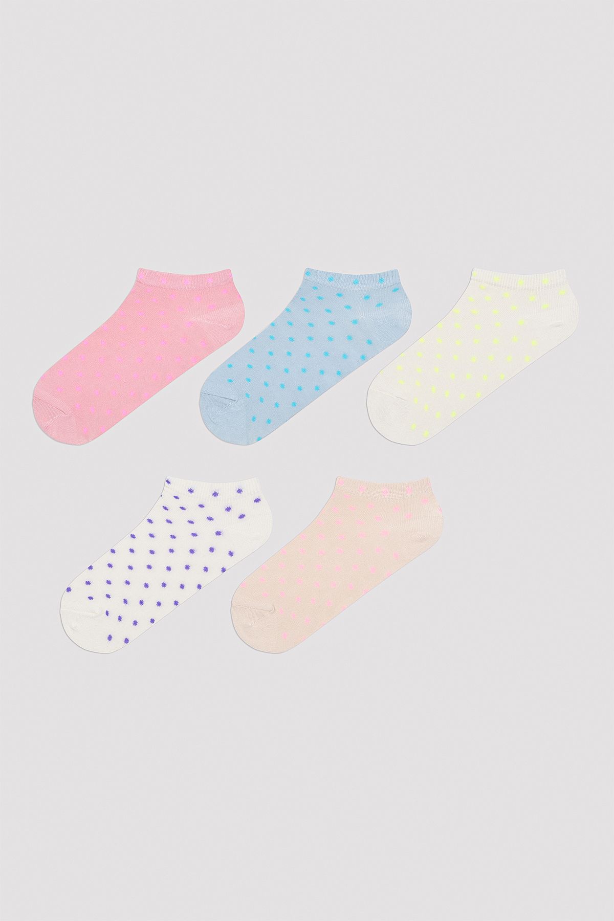 Penti Multicolor Dots 5li Patik Çorap