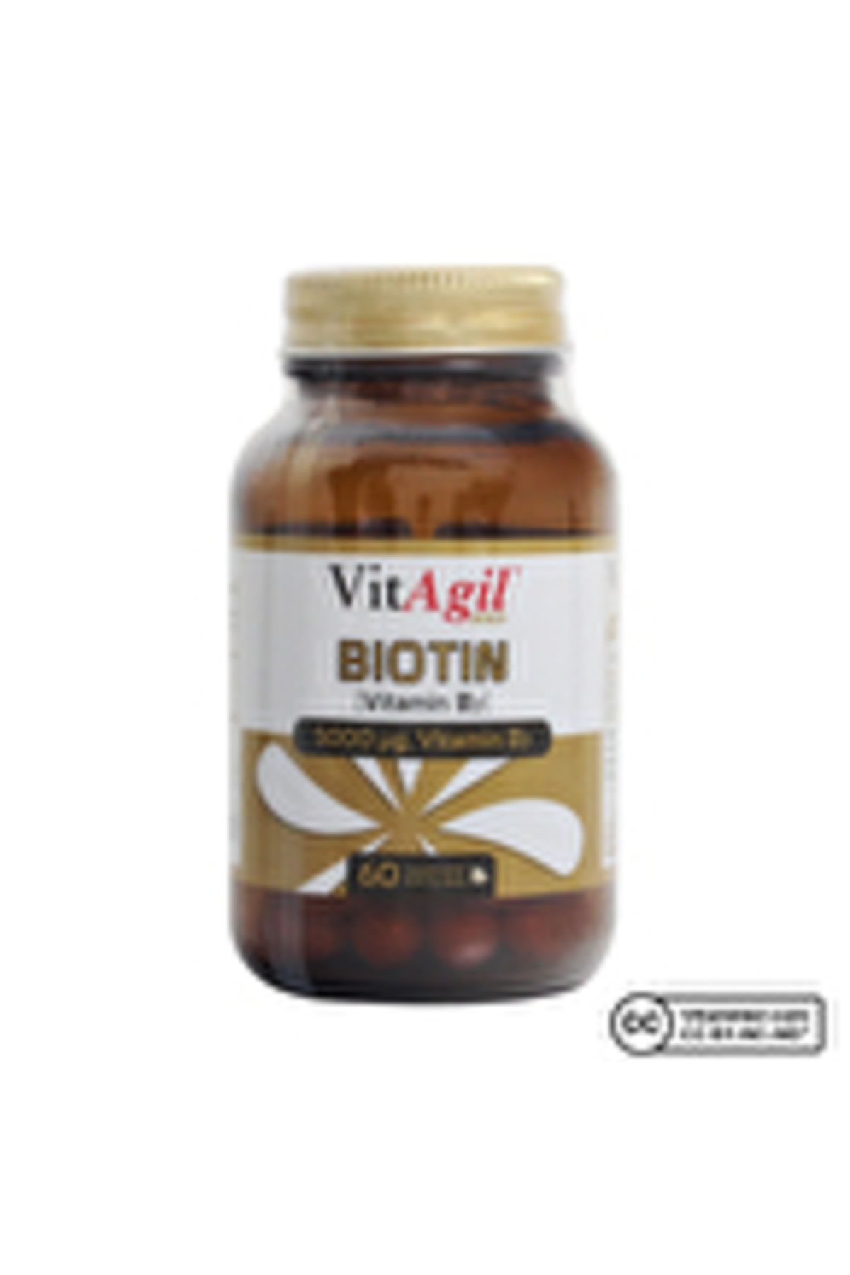 Allergo VitAgil Gold Biotin 5000 Mcg 60 Kapsül 1 Adet